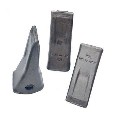 Bộ phận máy xây dựng răng gầu rèn rèn chống gỉ OEM được chấp nhận