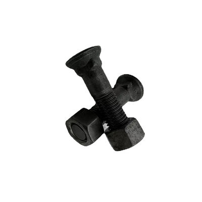 Bền bỉ M36 Bulldozer Track Pad Bolts Nuts HRC52-58 Độ cứng cao